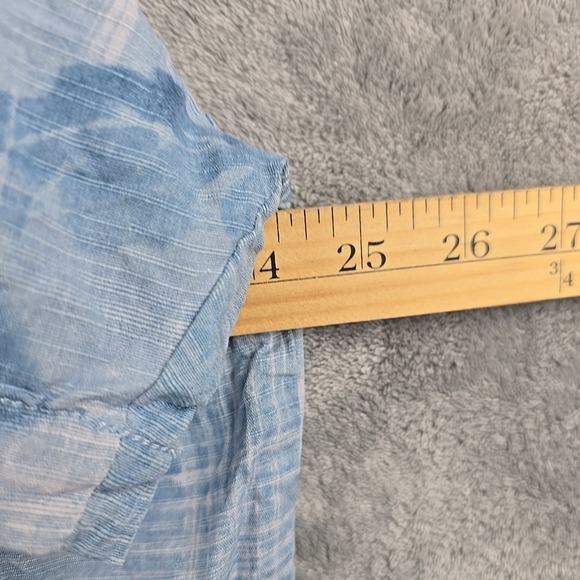 Tommy Bahama Silk Button Shirt Mens XL Blue Island Modern Fit Floral Hawaiian - Picture 7 of 7